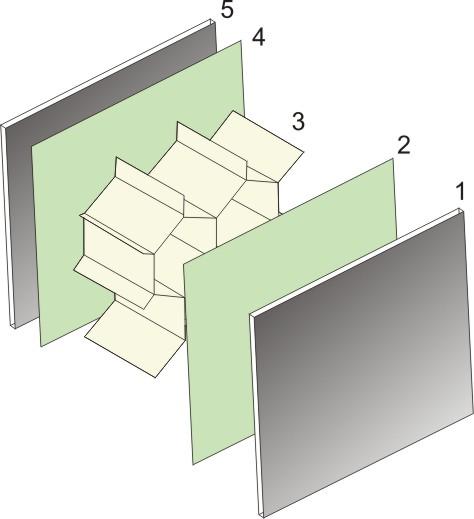 Структура сэндвича панелей потолка сота ядровой абсорбции легкая устанавливает