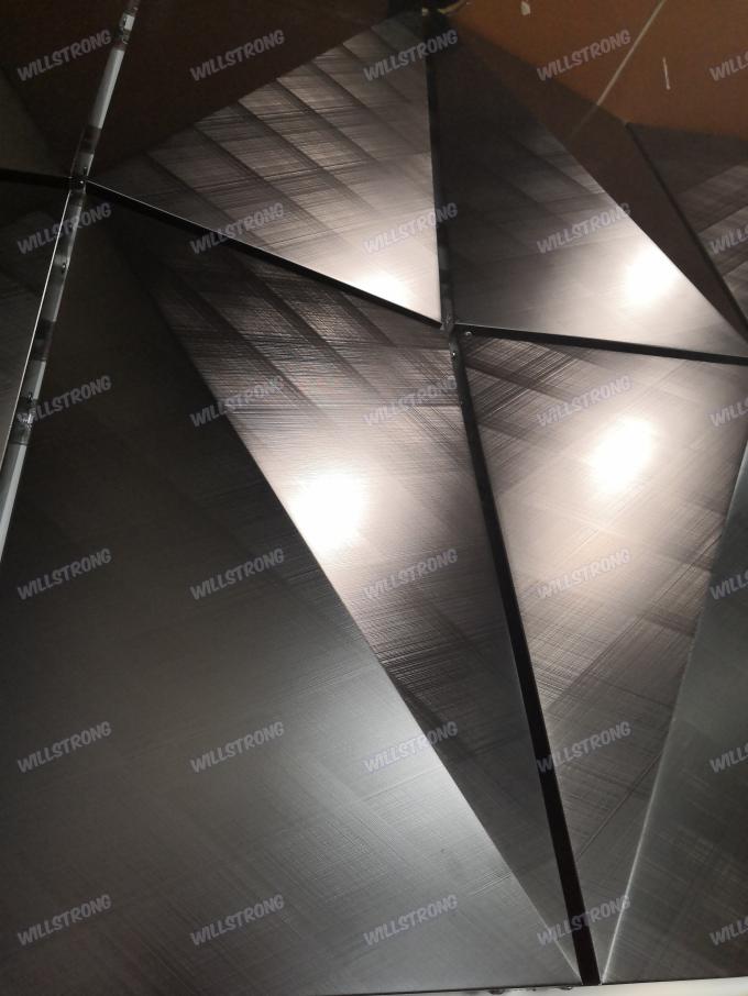панель черноты дизайна 3Д алюминиевая составная с 0,4/0.5мм толстым придает огнестойкость