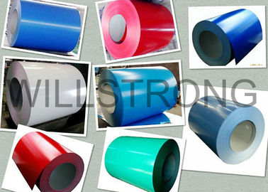 Hot Rolled Color Coated Aluminum Coil , Prepainted PVDF Coated Aluminium Sheets 