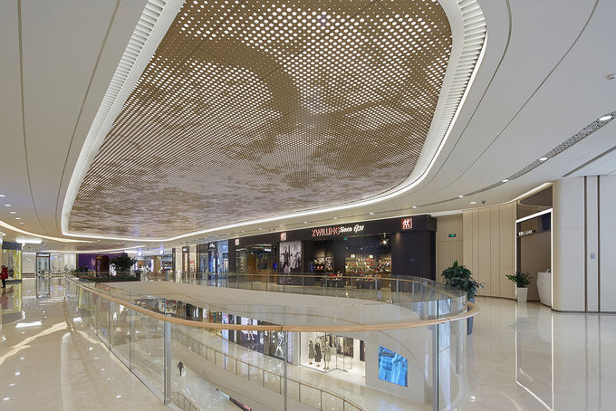 панели 3мм 6мм пефорированные алюминиевые для здания верхнего сегмента потолка искусства